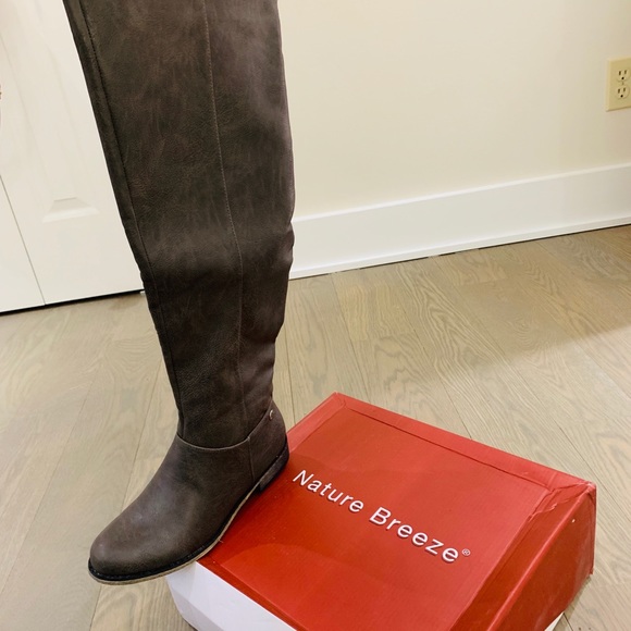 Gray Knee High Boots - Picture 3 of 3